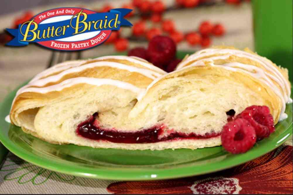 Raspberry Butter Braid Image